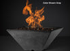 Slick Rock Concrete RidgeLine Fire Bowl Square 29" D x 13" H — Bowl Only