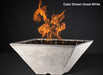 Slick Rock Concrete RidgeLine Fire Bowl Square 29" D x 13" H — Bowl Only
