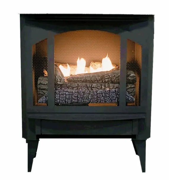 Buck Stove Model T-33 Natural Gas Stove with Legs and Blower