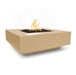 The Outdoor Plus Cabo Square Concrete 36" Gas Fire Pit