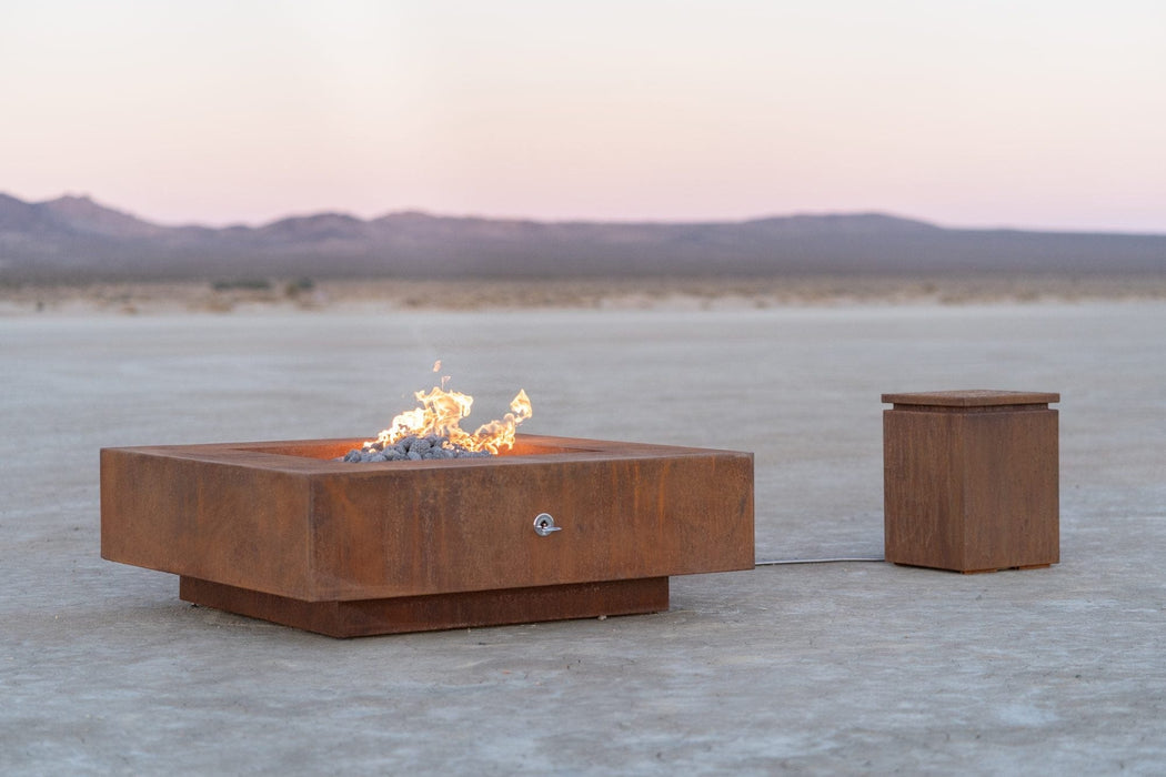 The Outdoor Plus Cabo Square Metal 60" Gas Fire Pit