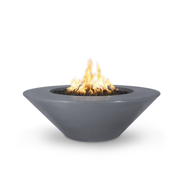 The Outdoor Plus Cazo Concrete 48" Wide Ledge Gas Fire Pit