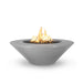 The Outdoor Plus Cazo Concrete 60" Wide Ledge Gas Fire Pit