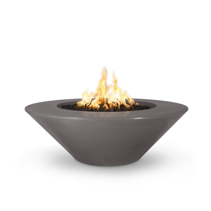 The Outdoor Plus Cazo Concrete 60" Wide Ledge Gas Fire Pit