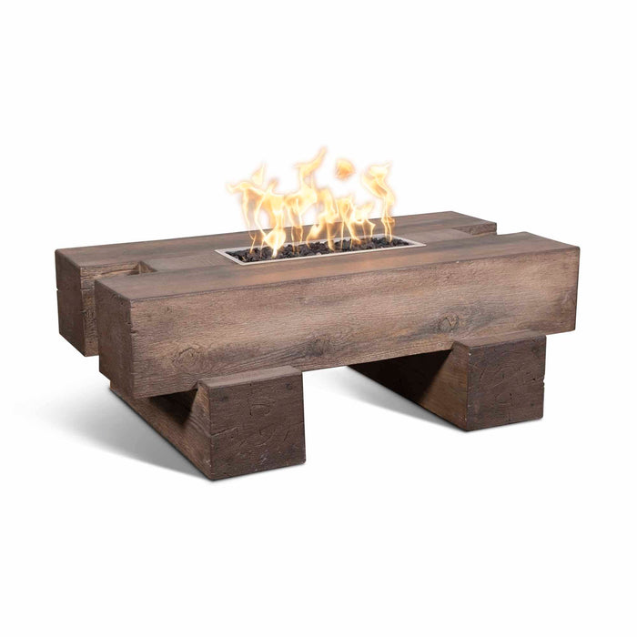 The Outdoor Plus Palo Wood Grain 48" Gas Fire Pit