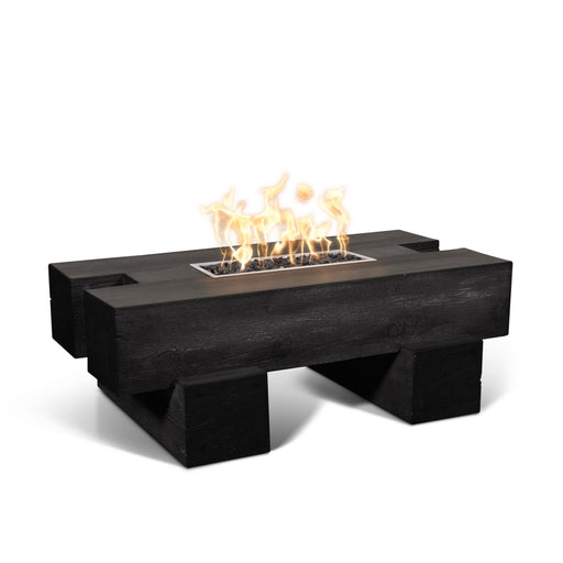 The Outdoor Plus Palo Wood Grain 60" Gas Fire Pit
