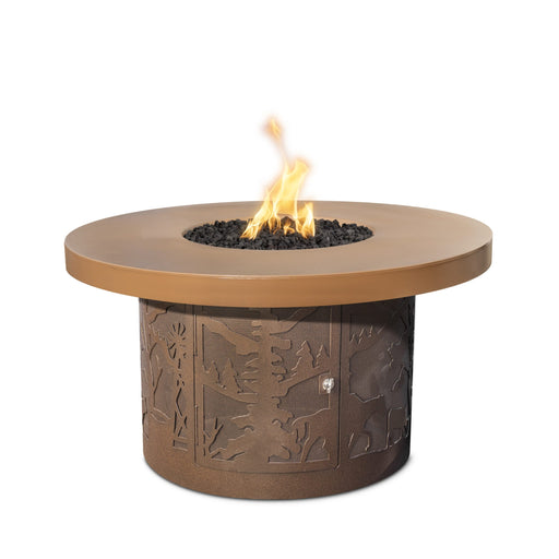 The Outdoor Plus Round Outback — Cattle Ranch — Original Gas Fire Pit