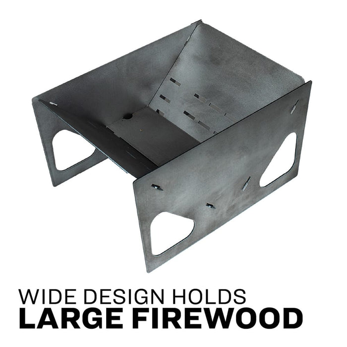 US Stove Portable Collapsible Rectangular Fire Pit