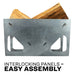 US Stove Portable Collapsible Rectangular Fire Pit