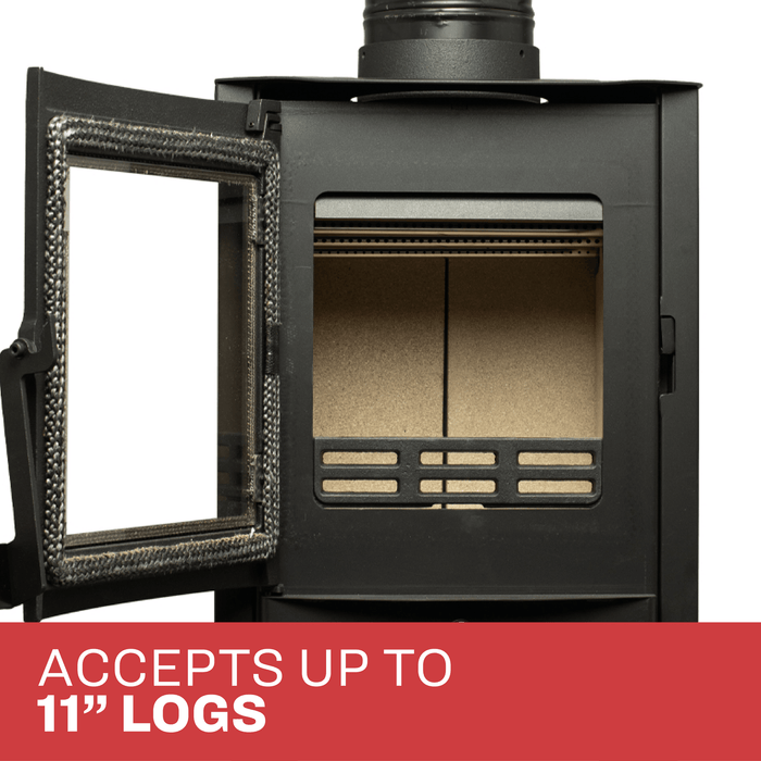 US Stove TH-100 Tiny Home 750 Sq Ft Wood Stove