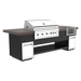 Videl 108" Maestro Complete BBQ Island — Powder Coated