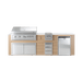 Videl 112" Pacific BBQ Island — Composite