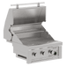 Videl 26" Commercial 3-Burner Built-In Gas Grill (1-Hour Timer)