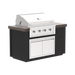 Videl 60" Alta-I Complete BBQ Island — Powder Coated
