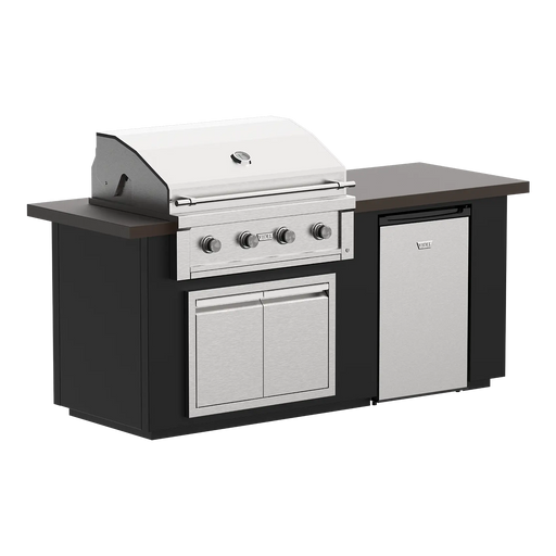 Videl 84" Alta-I Complete BBQ Island — Powder Coated