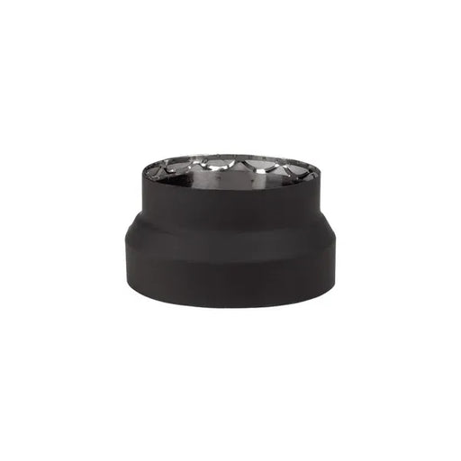 Vortex Double-Wall Black Stove Pipe Reducer 7" to 6"