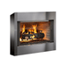 Majestic Villawood outdoor wood burning fireplace