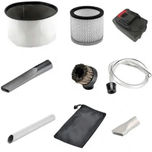 WPPO 120V Powerful Ash Vacuum with Fire Retardant and HEPA Filter
