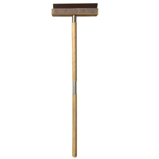 WPPO 36-Inch Pizza Oven Brush w/ Wooden Handle & Stainless Steel Scraper