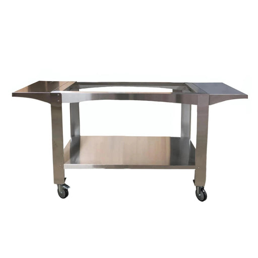 WPPO Stainless Steel Cart for Karma 55-Inch Wood Fired Pizza Oven