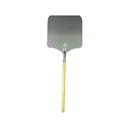 WPPO Traditional Aluminum Pizza Peel with Long Wooden Handle 14"W x 38"L