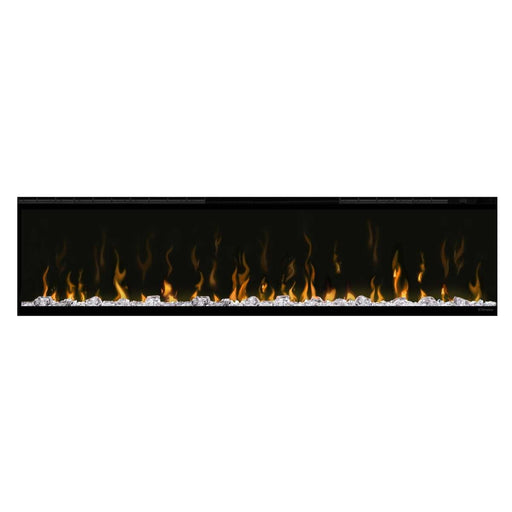 Dimplex Ignite XL 60-inch linear electric fireplace, front view with acrylic ember bed