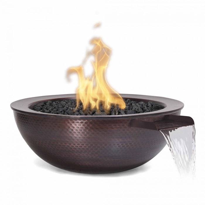 The Outdoor Plus Fire and Water Bowl Sedona Copper OPT-27RCPRFW