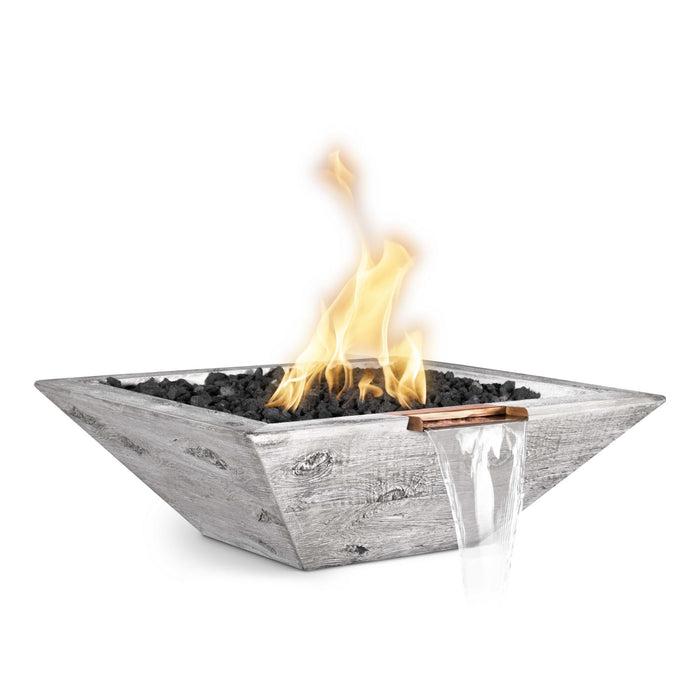 The Outdoor Plus Fire And Water Bowl Maya Wood Grain OPT-24SWGFW