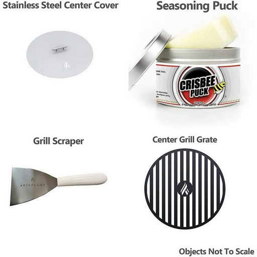 Arteflame Classic 40" Grill with a High Round Base Home Chef Bundle