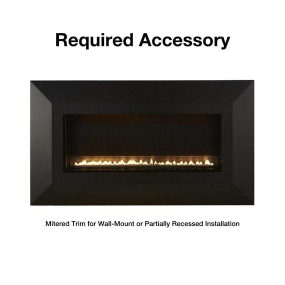 Empire Boulevard 30-Inch Slim Line Wall Mounted/Recessed Vent-Free Gas Fireplace