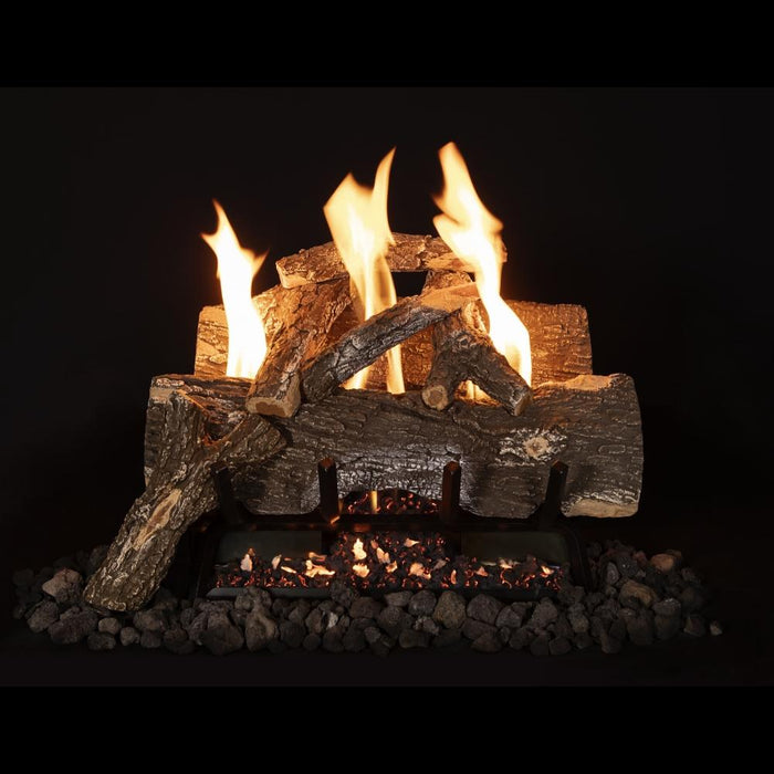 Grand Canyon Weathered Oak Vent-Free Indoor Gas Log Set Insert