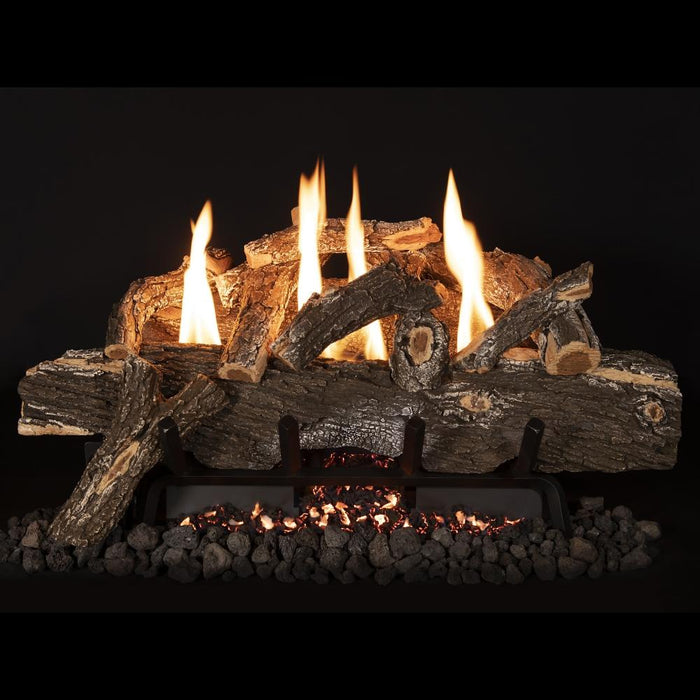 Grand Canyon Weathered Oak Vent-Free Indoor Gas Log Set Insert
