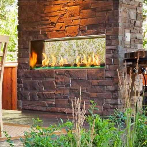 Majestic Lanai 48" See-Through Outdoor Natural Gas Fireplace (ODLANAIGST-48)