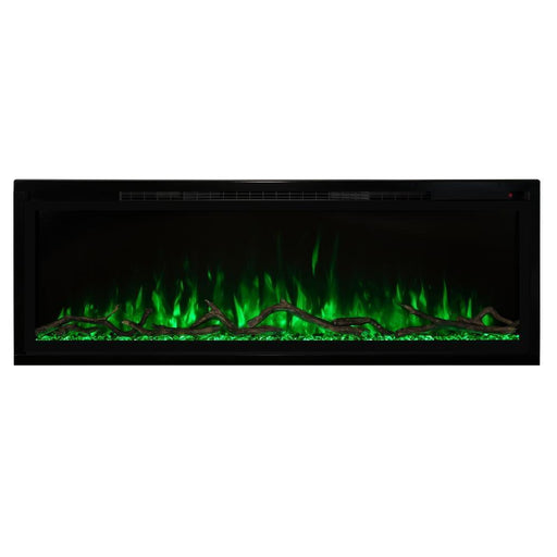 Modern Flames Spectrum Slimline Built-in/Wall Mounted Electric Fireplace, Sizes: 50"-100"
