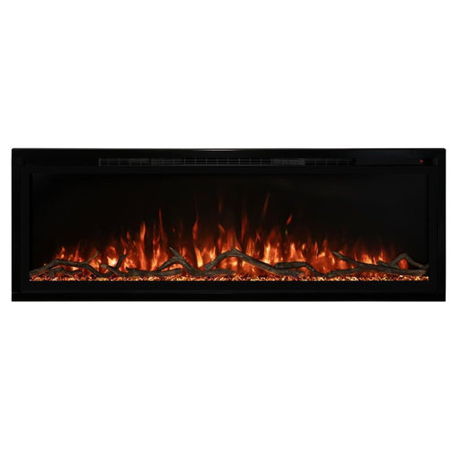 Modern Flames Spectrum Slimline Built-in/Wall Mounted Electric Fireplace, Sizes: 50"-100"