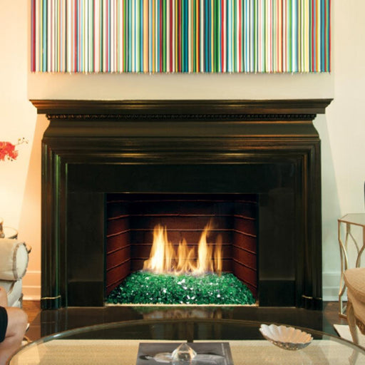 Real Fyre Contemporary 30-Inch Vent-Free Gas Fire Glass Set Insert