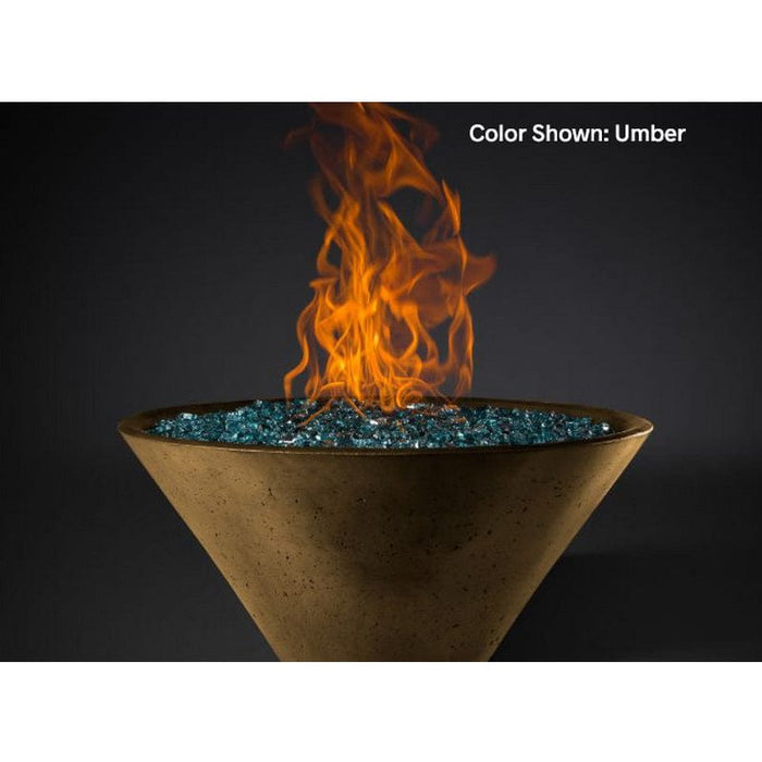 Slick Rock Concrete RidgeLine Fire Bowl Conical 29" D x 13" H