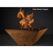 Slick Rock Concrete RidgeLine Fire Bowl Square 29" D x 13" H