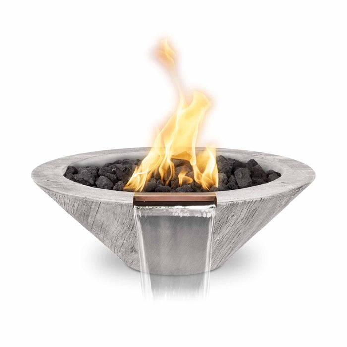 The Outdoor Plus Fire And Water Bowl Cazo Wood Grain OPT-24RWGFW