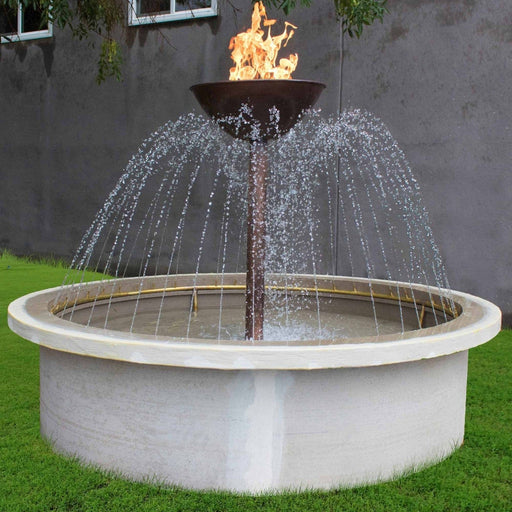 The Outdoor Plus Fire & Water Fountain Osiris - Electronic Ignition OPT-OSR60EKIT